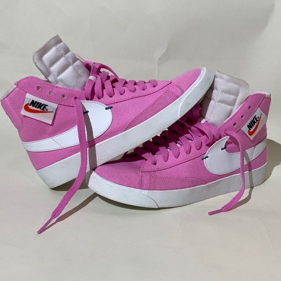 nike blazer mid rebel pink